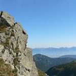 Cestou na Ďumbier se odkryly nádherné výhledy na Roháče a Vysoké Tatry.