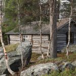 Langtjønnbua, nejhezčí a zároveň nejstarší chata v oblasti.