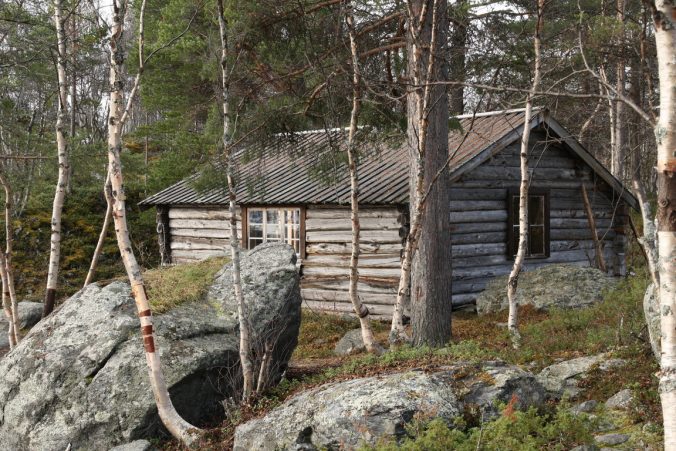 Langtjønnbua, nejhezčí a zároveň nejstarší chata v oblasti.