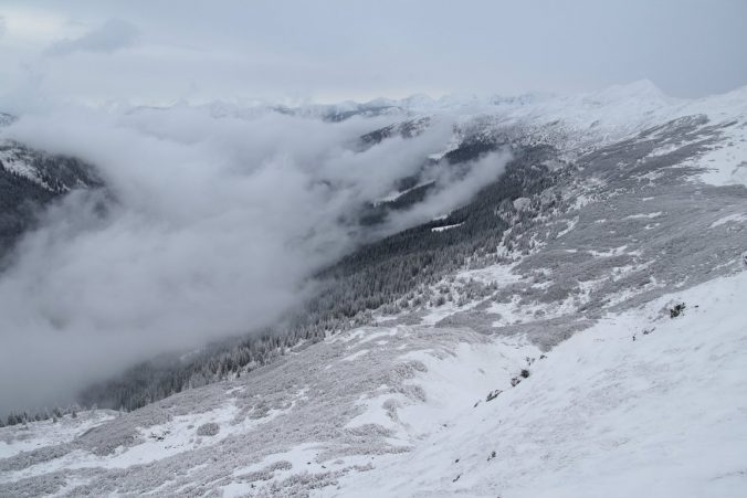 Rottenmannské Taury v zimě.